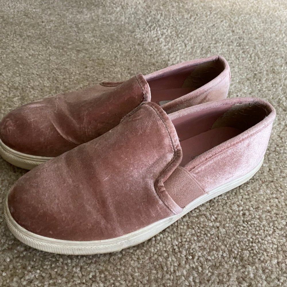 Pink Suede Slips
